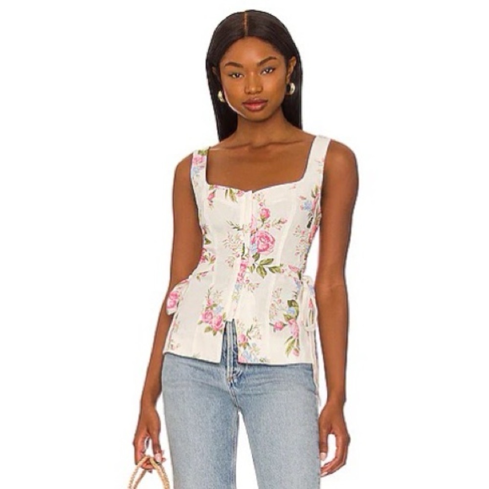 New LPA Bambi Top in Floral, Size XS